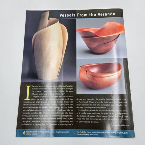 Tauton’s Fine Woodworking Magazine Lot February April June August October Decemb - Picture 9 of 14